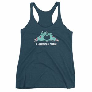 I Chews You Zombie Hands Zombie Lovers Women's tank top - Image 3