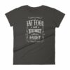 Tattoos And Whisky Make Me Frisky Funny Tattoo Fans Women's T-Shirt - Image 2