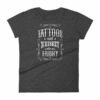 Tattoos And Whisky Make Me Frisky Funny Tattoo Fans Women's T-Shirt - Image 3