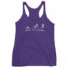 WGirls Tri Harder Funny woman's Triathlon Women's tank top - Image 7