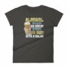 Alcohol No Great Story Ever Starts With a Salad Women's T-Shirt - Image 2