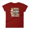 Alcohol No Great Story Ever Starts With a Salad Women's T-Shirt - Image 14