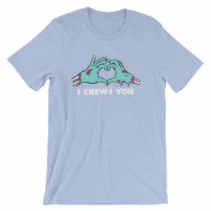 I Chews You Zombie Hands Zombie Lovers T-Shirt - Image 10