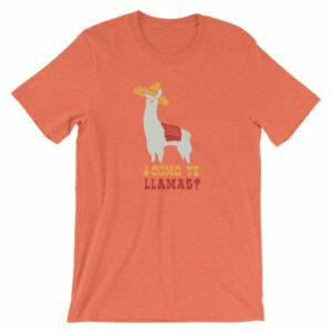 Como Te Llamas Funny Llama Spanish Word Humor T-Shirt - Image 12
