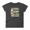 Alcohol No Great Story Ever Starts With a Salad Women's T-Shirt - Image 3