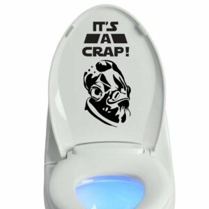 It's A Crap Toilet Lid Star Wars Inspired Vinyl Decal Sticker