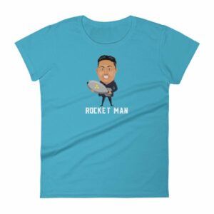 Kim Jong Un North Koreas Rocket Man Funny Woman's T-Shirt - Image 13