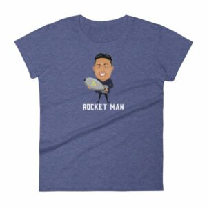 Kim Jong Un North Koreas Rocket Man Funny Woman's T-Shirt - Image 6