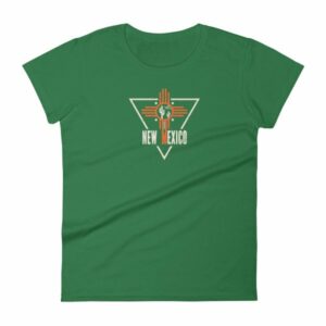New Mexico Land of Enchantment Zia Sun State Woman's T-Shirt - Image 8