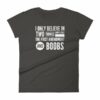 I Believe In The 1st Amendment And Boobs Funny Women's T-Shirt - Image 2
