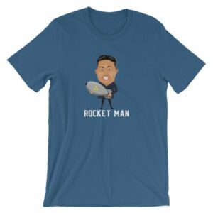 Kim Jong Un North Koreas Rocket Man Funny T-Shirt - Image 9