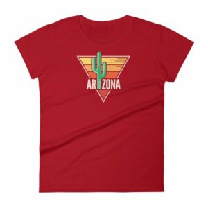 Phoenix Arizona Cactus Sunset State Pride Woman's T-Shirt - Image 17