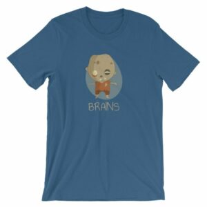 Zombie Brains Cute Funny Creepy Halloween T-Shirt - Image 20