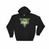 Hawaii State Cool Crossed Surfboards Tropical Hooded Sweatshirt