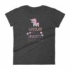 Because Im A Unicorn Thats Why Funny Unicorn Lovers Women's T-Shirt - Image 3