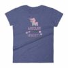 Because Im A Unicorn Thats Why Funny Unicorn Lovers Women's T-Shirt - Image 6