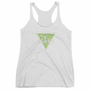 Hawaii State Cool Crossed Surfboards Tropical Women's Racerback Tank - Image 11