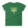 Hawaii State Cool Crossed Surfboards Tropical Woman's T-Shirt - Image 8
