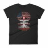 Proud American With Polish Roots Heritage Woman's T-Shirt