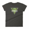 Hawaii State Cool Crossed Surfboards Tropical Woman's T-Shirt - Image 2