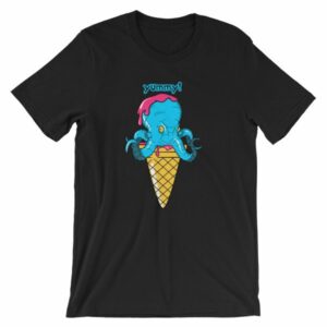 Yummy Octopus Ice Cream Cone Funny Sea Life T-Shirt