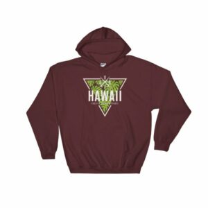 Hawaii State Cool Crossed Surfboards Tropical Hooded Sweatshirt - Image 6