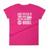 I Believe In The 1st Amendment And Boobs Funny Women's T-Shirt - Image 16