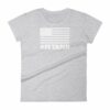 I Stand American Flag Hashtag Anthem Woman's T-Shirt - Image 7
