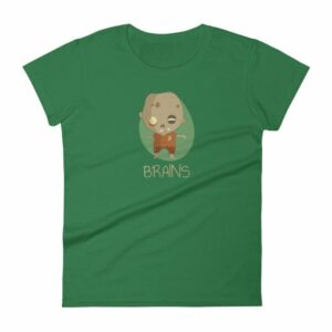 Zombie Brains Cute Funny Creepy Halloween Women's T-Shirt - Image 8