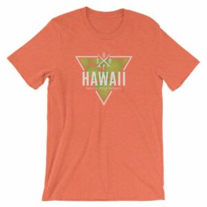 Hawaii State Cool Crossed Surfboards Tropical T-Shirt - Image 11