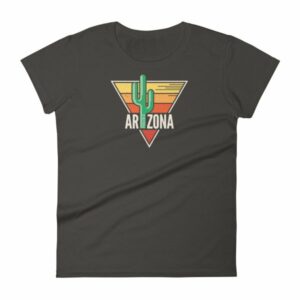 Phoenix Arizona Cactus Sunset State Pride Woman's T-Shirt - Image 2