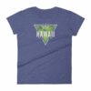 Hawaii State Cool Crossed Surfboards Tropical Woman's T-Shirt - Image 6