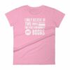 I Believe In The 1st Amendment And Boobs Funny Women's T-Shirt - Image 15