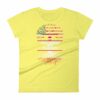 Proud American With Polish Roots Heritage Woman's T-Shirt - Image 12