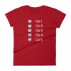 Hurricane Category Cat Scale Funny Cat lovers Women's T-Shirt - Image 17