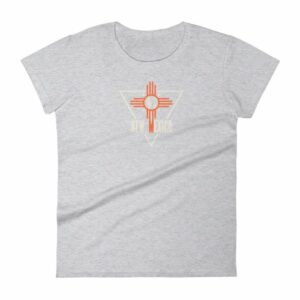 New Mexico Land of Enchantment Zia Sun State Woman's T-Shirt - Image 7