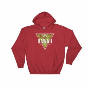 Hawaii State Cool Crossed Surfboards Tropical Hooded Sweatshirt - Image 7