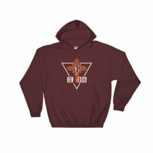 New Mexico Land of Enchantment Zia Sun State Hooded Sweatshirt - Image 6