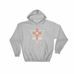 New Mexico Land of Enchantment Zia Sun State Hooded Sweatshirt - Image 4