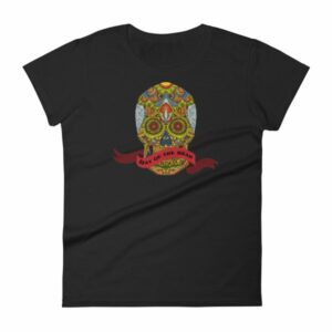 Day of the Dead Sugar Skull Dia de los Muertos Woman's T-Shirt