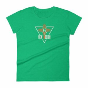 New Mexico Land of Enchantment Zia Sun State Woman's T-Shirt - Image 10