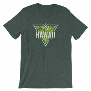 Hawaii State Cool Crossed Surfboards Tropical T-Shirt - Image 3