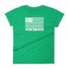 I Stand American Flag Hashtag Anthem Woman's T-Shirt - Image 10