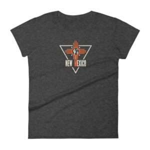 New Mexico Land of Enchantment Zia Sun State Woman's T-Shirt - Image 3