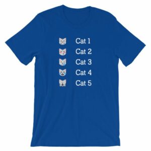 Hurricane Category Cat Scale Funny Cat lovers T-Shirt - Image 11