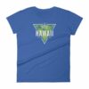 Hawaii State Cool Crossed Surfboards Tropical Woman's T-Shirt - Image 9