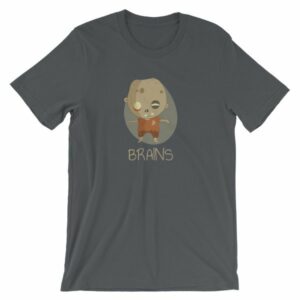Zombie Brains Cute Funny Creepy Halloween T-Shirt - Image 12