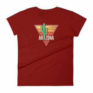 Phoenix Arizona Cactus Sunset State Pride Woman's T-Shirt - Image 14