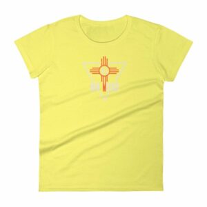 New Mexico Land of Enchantment Zia Sun State Woman's T-Shirt - Image 12