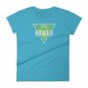 Hawaii State Cool Crossed Surfboards Tropical Woman's T-Shirt - Image 13
